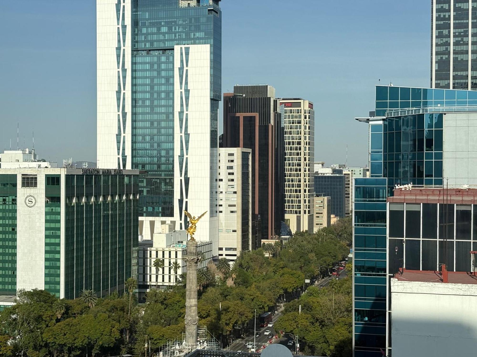 Suites Capri Reforma Angel 380 Kota Meksiko Bagian luar foto